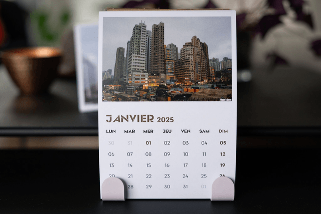 Support pour calendrier patères adhésives murales lilas