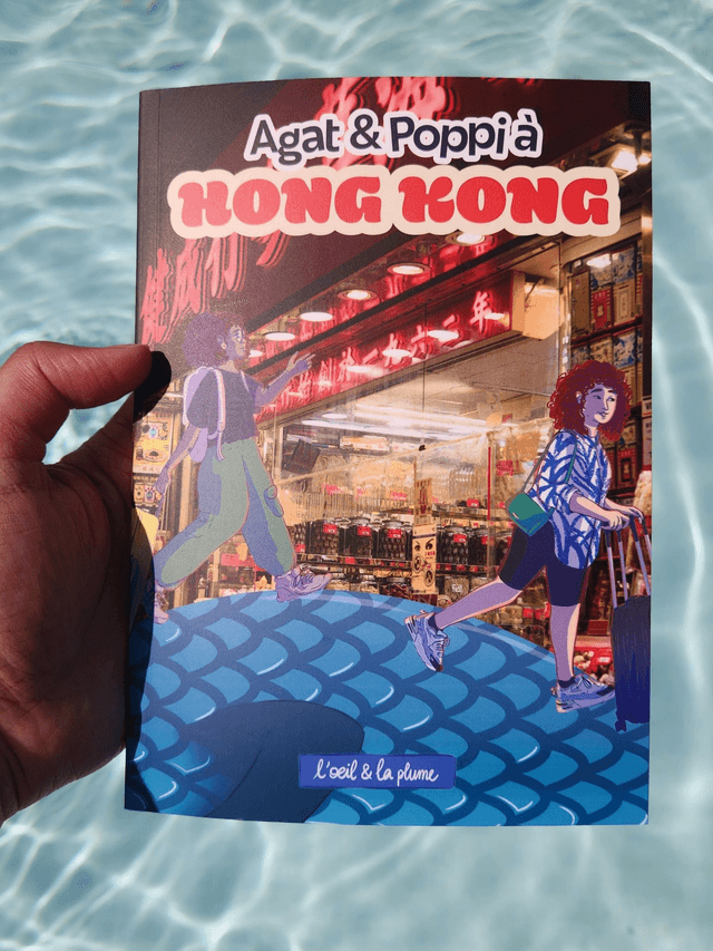 Carnet de voyage "Agat et Poppi à Hong Kong