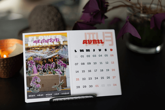 Calendrier Dessinto "Agat & Poppi à Hong Kong"