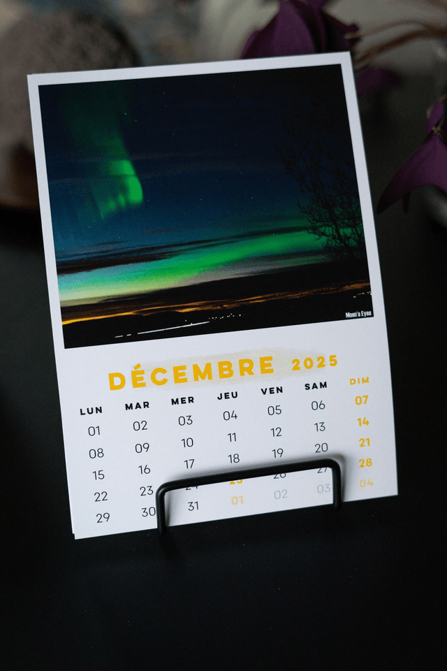 Calendrier Islande