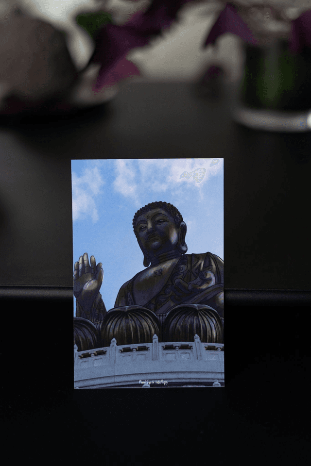Carte postale &quot;Bouddha&quot;